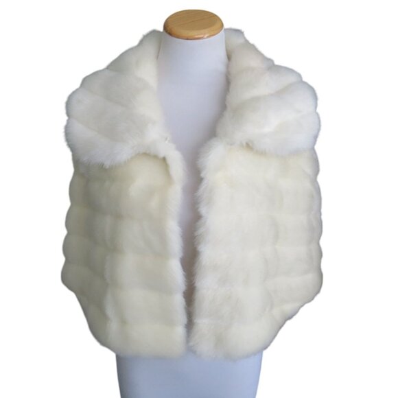 Laura Novelti Vintage Style Faux Fur Stole - Picture 7 of 11